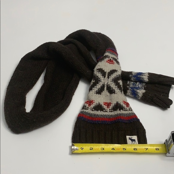 Abercrombie Boys 40% wool scarf about 7” x 63” - Picture 6 of 6